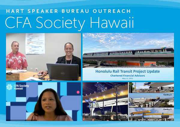 hypotheek plek cliënt HART Speaking Engagement: CFA Society Hawaii - Honolulu Authority for Rapid  Transportation