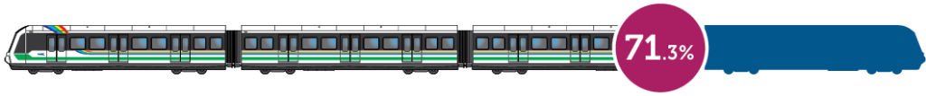 Rail Construction Progress: 71.3%